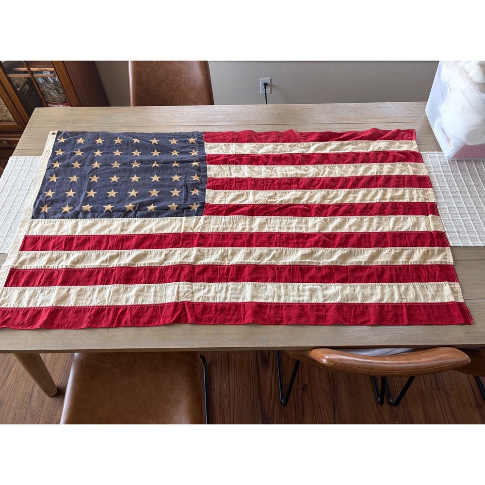 Vintage Valley Forge 48 Star WWII Era flag